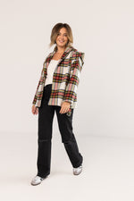 Wool Plaid Coat